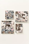 Anthropologie Printed Pattern Drench Frame In Multi
