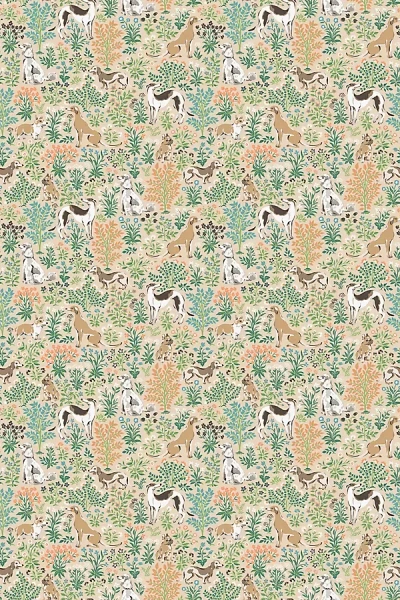 Anthropologie Printfresh Must Love Dogs Peel-and-stick Wallpaper In Green