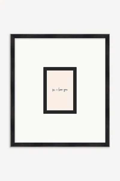 Anthropologie Ps: I Love You Wall Art In Black