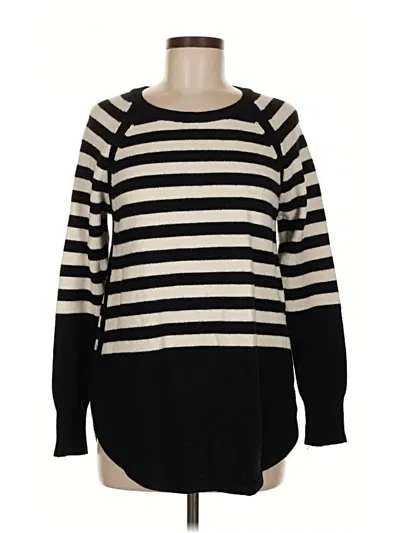 Pre-owned Anthropologie Pullover Sweater In Black