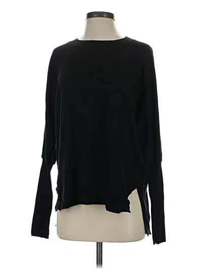 Pre-owned Anthropologie Pullover Sweater In Black