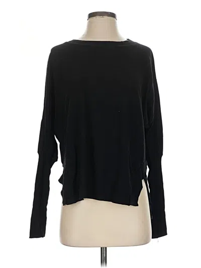 Pre-owned Anthropologie Pullover Sweater In Black