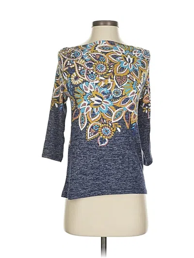 Pre-owned Anthropologie Pullover Sweater In Blue