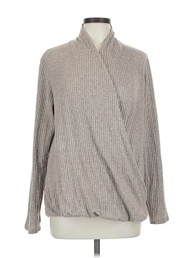 Pre-owned Anthropologie Pullover Sweater In Brown