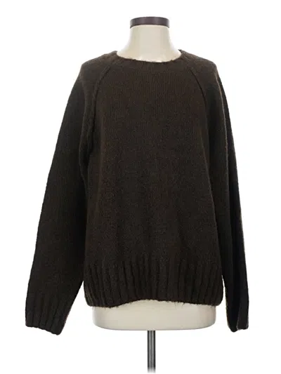 Pre-owned Anthropologie Pullover Sweater In Brown