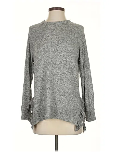 Pre-owned Anthropologie Pullover Sweater In Gray
