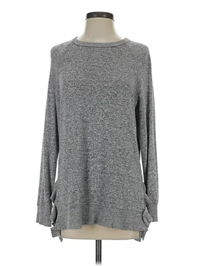 Pre-owned Anthropologie Pullover Sweater In Gray