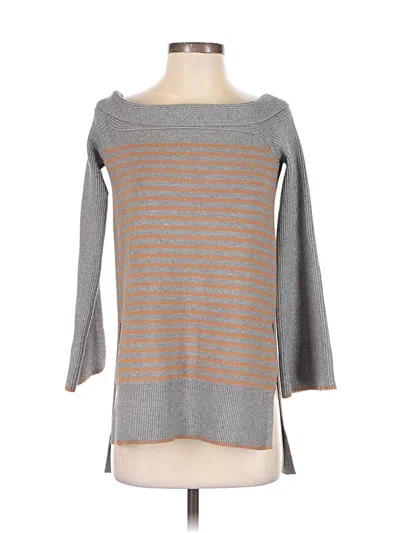 Pre-owned Anthropologie Pullover Sweater In Gray