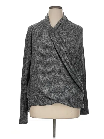 Pre-owned Anthropologie Pullover Sweater In Gray