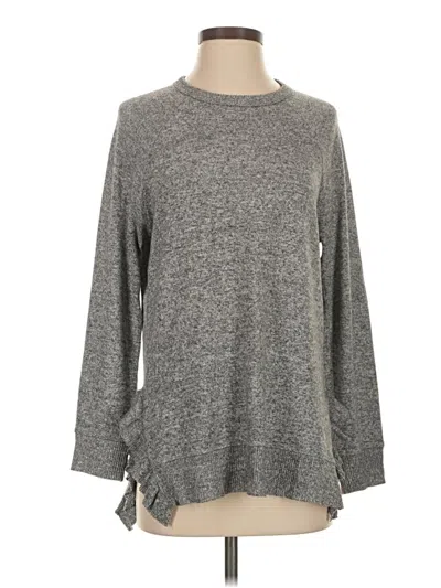 Pre-owned Anthropologie Pullover Sweater In Gray