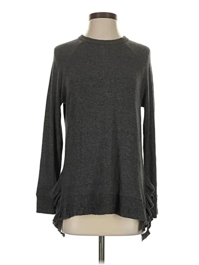 Pre-owned Anthropologie Pullover Sweater In Gray