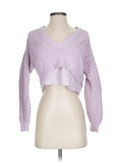 Pre-owned Anthropologie Pullover Sweater In Pink