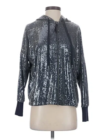 Pre-owned Anthropologie Pullover Sweater In Silver