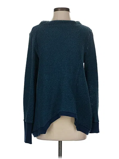 Pre-owned Anthropologie Pullover Sweater In Teal