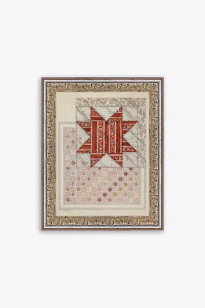 Anthropologie Quilted Coverlet Wall Art In Multi