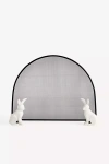 Anthropologie Rabbit Marble Fireplace Screen In Multi