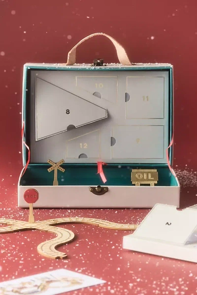 Anthropologie Railway Train Advent Calendar In Pink