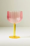 Anthropologie Raquel Scallop Acrylic Wine Glasses, Set Of 4 In Multi
