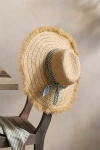 Anthropologie Raya Raffia Hat In Blue