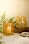 Anthropologie Recycled Glass Votives, Set Of 2 In Beige