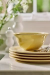 Anthropologie Reeves Portuguese Stoneware Cereal Bowls, Set Of 4 In Yellow