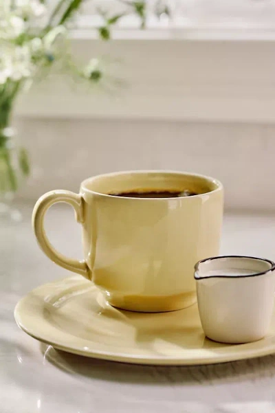 Anthropologie Reeves Portuguese Stoneware Mugs, Set Of 4 In Neutral