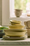 Anthropologie Reeves Portuguese Stoneware Pasta Bowls, Set Of 4 In Yellow
