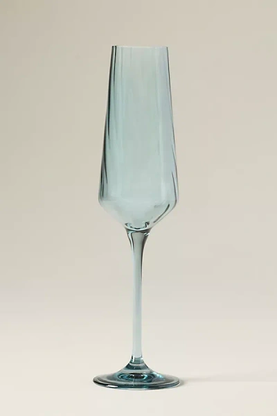 Anthropologie Reflections Flute Glasses, Set Of 4