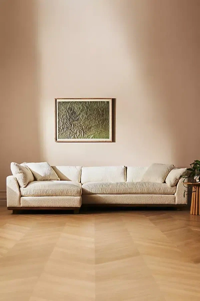 Anthropologie Relaxed Saguaro 108" Sectional In Animal Print