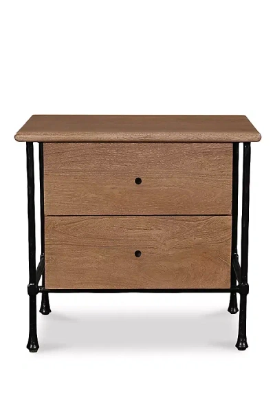 Anthropologie Rene Acacia Wood Nightstand In Brown