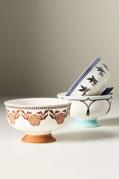 Anthropologie Reverie Stoneware Nut Bowl In White