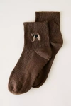 Anthropologie Ribbed Icon Socks In Blue
