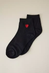Anthropologie Ribbed Icon Socks In Red