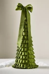 Anthropologie Ribbon Tabletop Tree In Green
