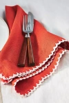 Anthropologie Ric Rac Cotton Napkin Set, Set Of 4
