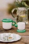 Anthropologie Rika Espresso Cup In Green