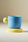 Anthropologie Rika Espresso Cup In Blue