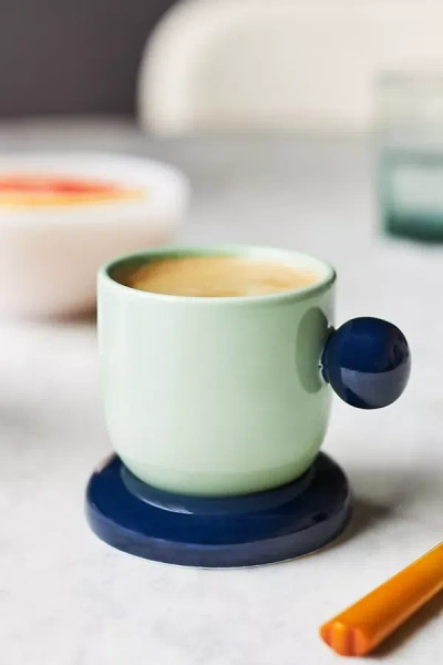 Anthropologie Rika Espresso Cup In Green