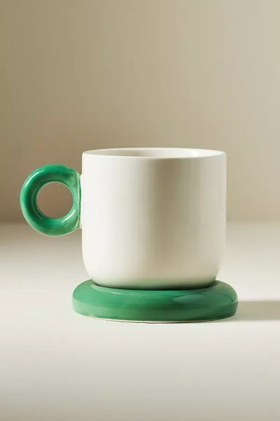 Anthropologie Rika Mug In Green
