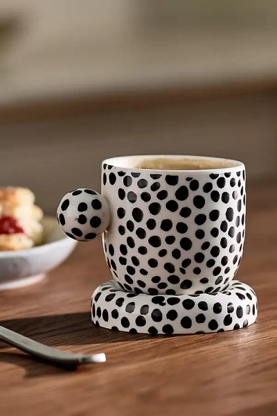 Anthropologie Rika Stoneware Espresso Cup