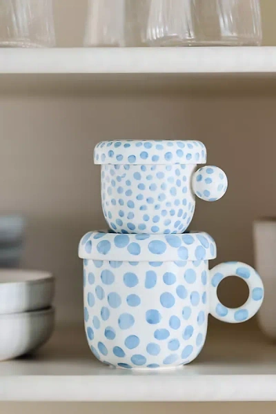 Anthropologie Rika Stoneware Espresso Cup