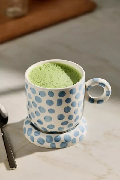 Anthropologie Rika Stoneware Mug