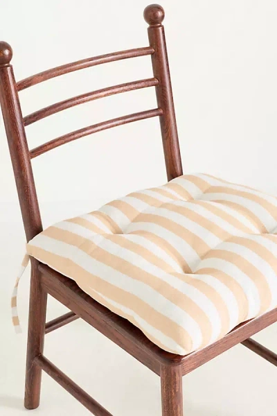 Anthropologie Roma Dining Chair Cushion In Neutral