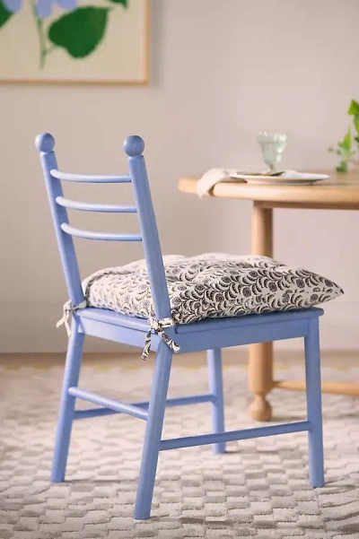 Anthropologie Roma Oak Wood Dining Chair