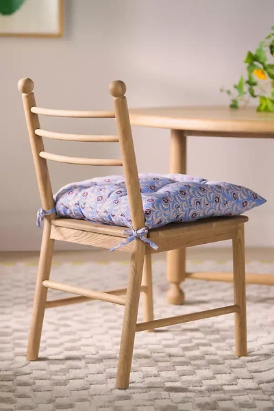Anthropologie Roma Oak Wood Dining Chair