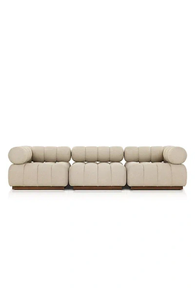 Anthropologie Roma Outdoor Three-piece Sectional Sofa