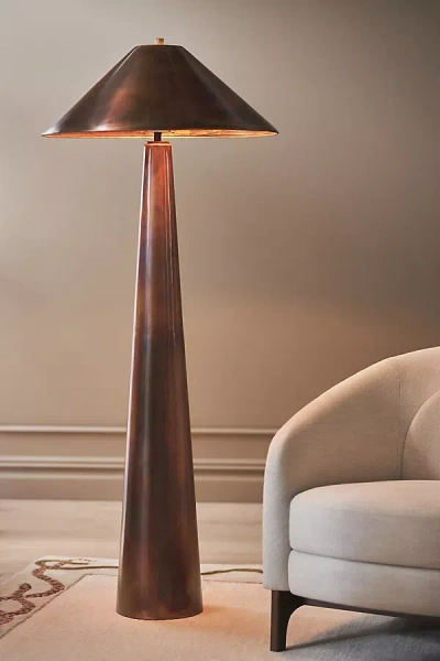 Anthropologie Romani Floor Lamp In Brown