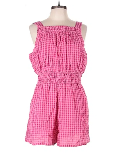 Pre-owned Anthropologie Romper In Pink