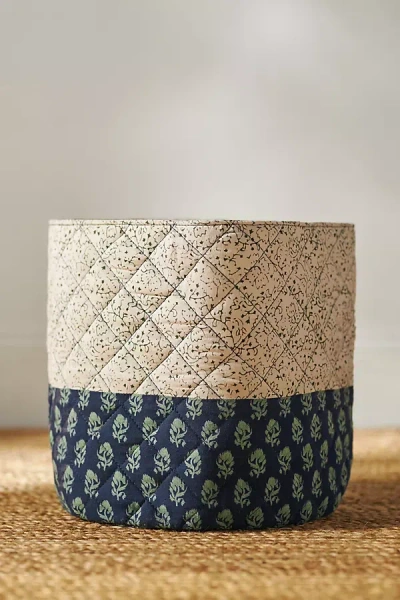 Anthropologie Rory Basket In Green
