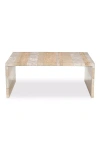 Anthropologie Rosa Marble Rectangle Coffee Table
